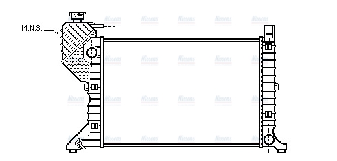 AVA Coolant Radiator MSA2181