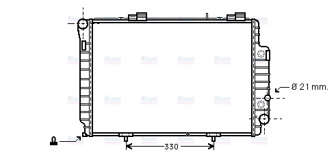 AVA Coolant Radiator MSA2230