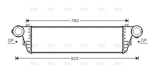 AVA Charge Air Intercooler MSA4297