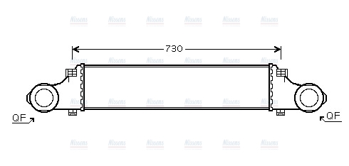 AVA Charge Air Intercooler MSA4354