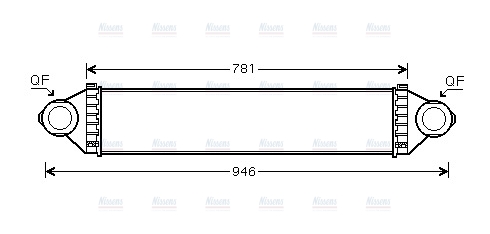AVA Charge Air Intercooler MSA4368