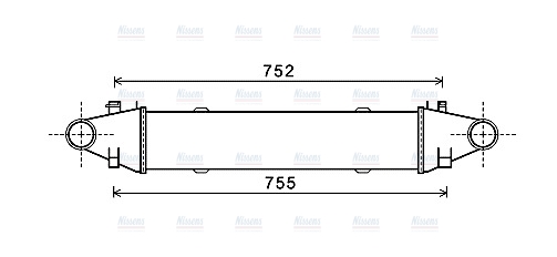 AVA Charge Air Intercooler MSA4525