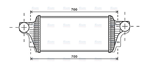 AVA Charge Air Intercooler MSA4549