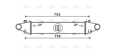 AVA Charge Air Intercooler MSA4556