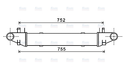 AVA Charge Air Intercooler MSA4557