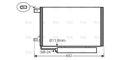 AVA Aircon Condenser MSA5578D