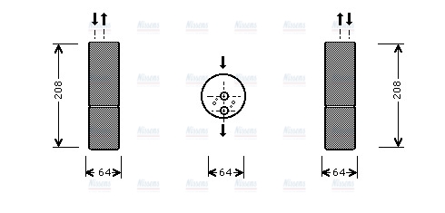 AVA Aircon Receiver Dryer Filter MSD053