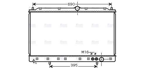 AVA Coolant Radiator MT2084