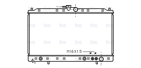 AVA Coolant Radiator MT2091