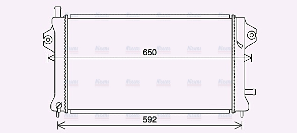 AVA Coolant Radiator MT2270