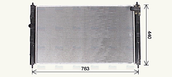 AVA Coolant Radiator MT2275