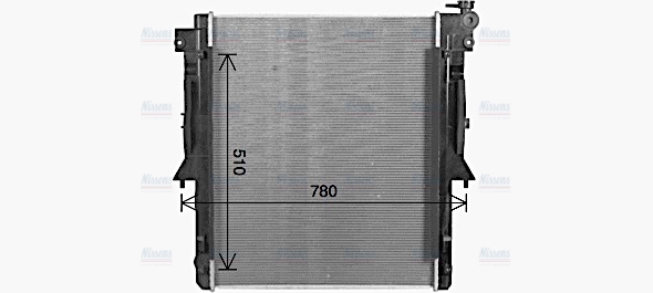 AVA Coolant Radiator MT2280