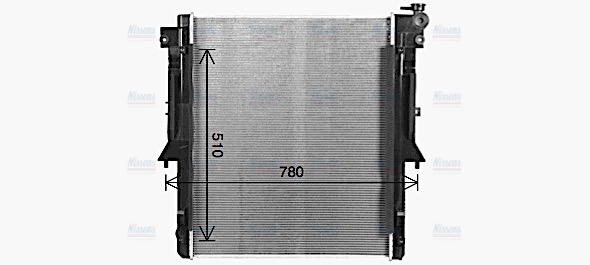 AVA Coolant Radiator MT2281