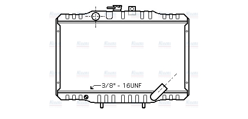 AVA Coolant Radiator MTA2062