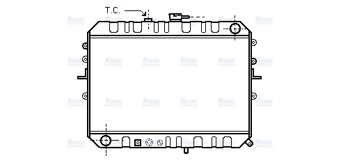 AVA Coolant Radiator MZ2045