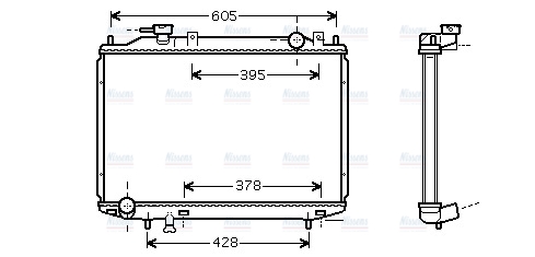 AVA Coolant Radiator MZ2171