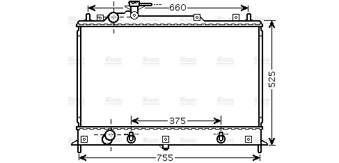 AVA Coolant Radiator MZ2210