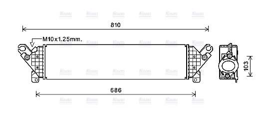 AVA Charge Air Intercooler MZA4277