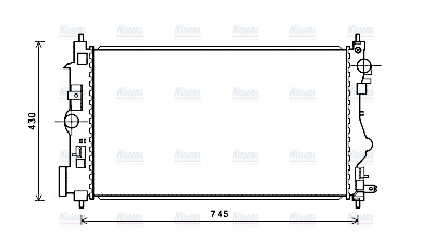 AVA Coolant Radiator OL2599
