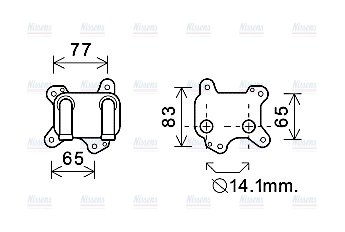 AVA Oil Cooler OL3581