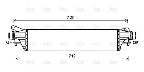 AVA Charge Air Intercooler OL4661