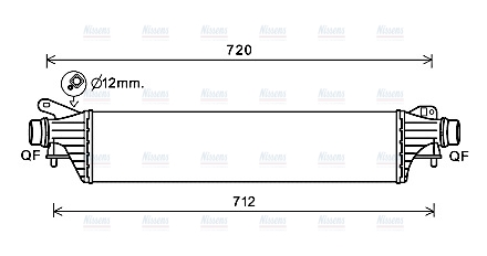AVA Charge Air Intercooler OL4662