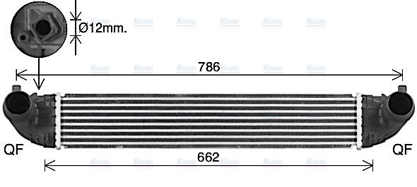 AVA Charge Air Intercooler OL4719