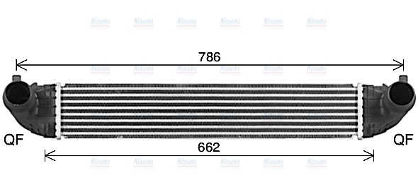 AVA Charge Air Intercooler OL4720