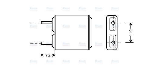 AVA Heater Core OL6094