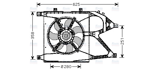 AVA Radiator Cooling Fan OL7517
