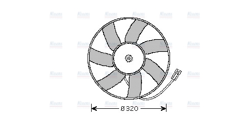 AVA Radiator Cooling Fan OL7522