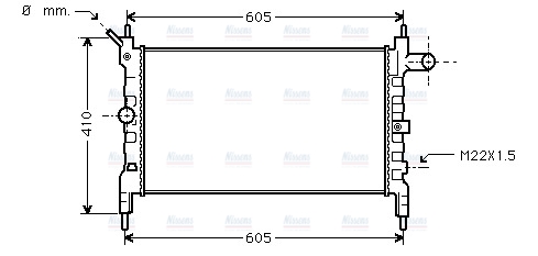 AVA Coolant Radiator OLA2023