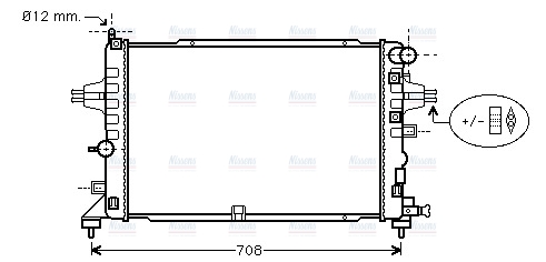 AVA Coolant Radiator OLA2381