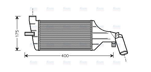 AVA Charge Air Intercooler OLA4325