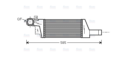 AVA Charge Air Intercooler OLA4404