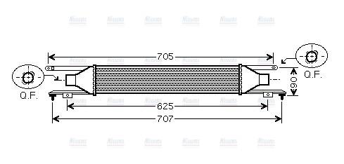 AVA Charge Air Intercooler OLA4420