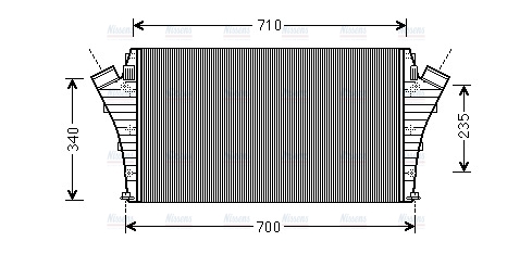 AVA Charge Air Intercooler OLA4491