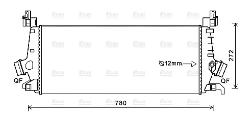 AVA Charge Air Intercooler OLA4647