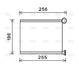 AVA Cabin Heater Core PE6366