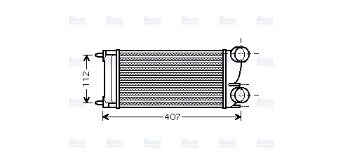 AVA Charge Air Intercooler PEA4332