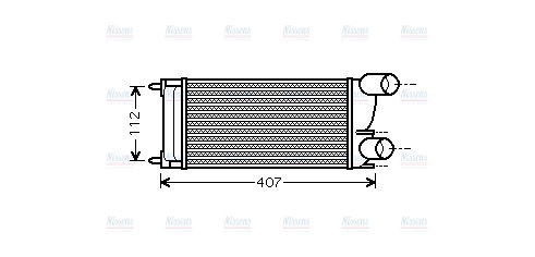 AVA Charge Air Intercooler PEA4337