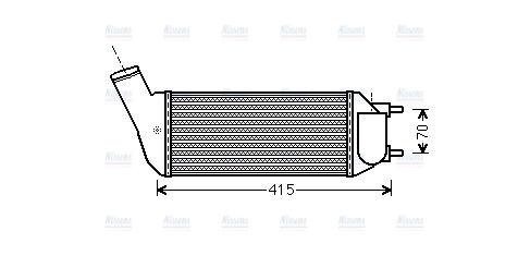 AVA Charge Air Intercooler PEA4341
