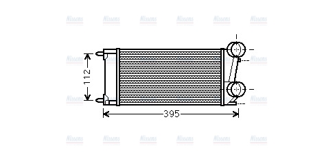 AVA Charge Air Intercooler PEA4343