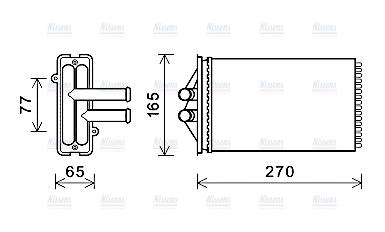 AVA Cabin Heater Core PRA6082