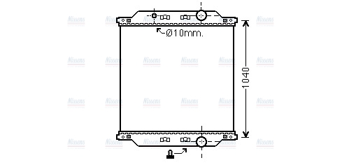 AVA Coolant Radiator RE2073N