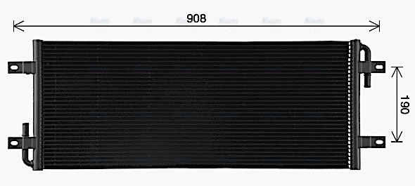 AVA Coolant Radiator RE2145