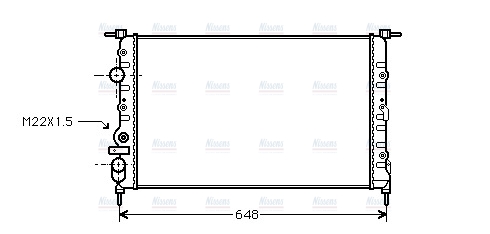 AVA Coolant Radiator RT2198