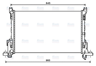 AVA Coolant Radiator RT2623