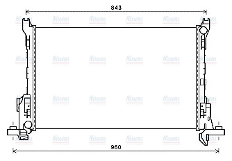 AVA Coolant Radiator RT2624
