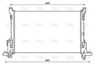 AVA Coolant Radiator RT2625
